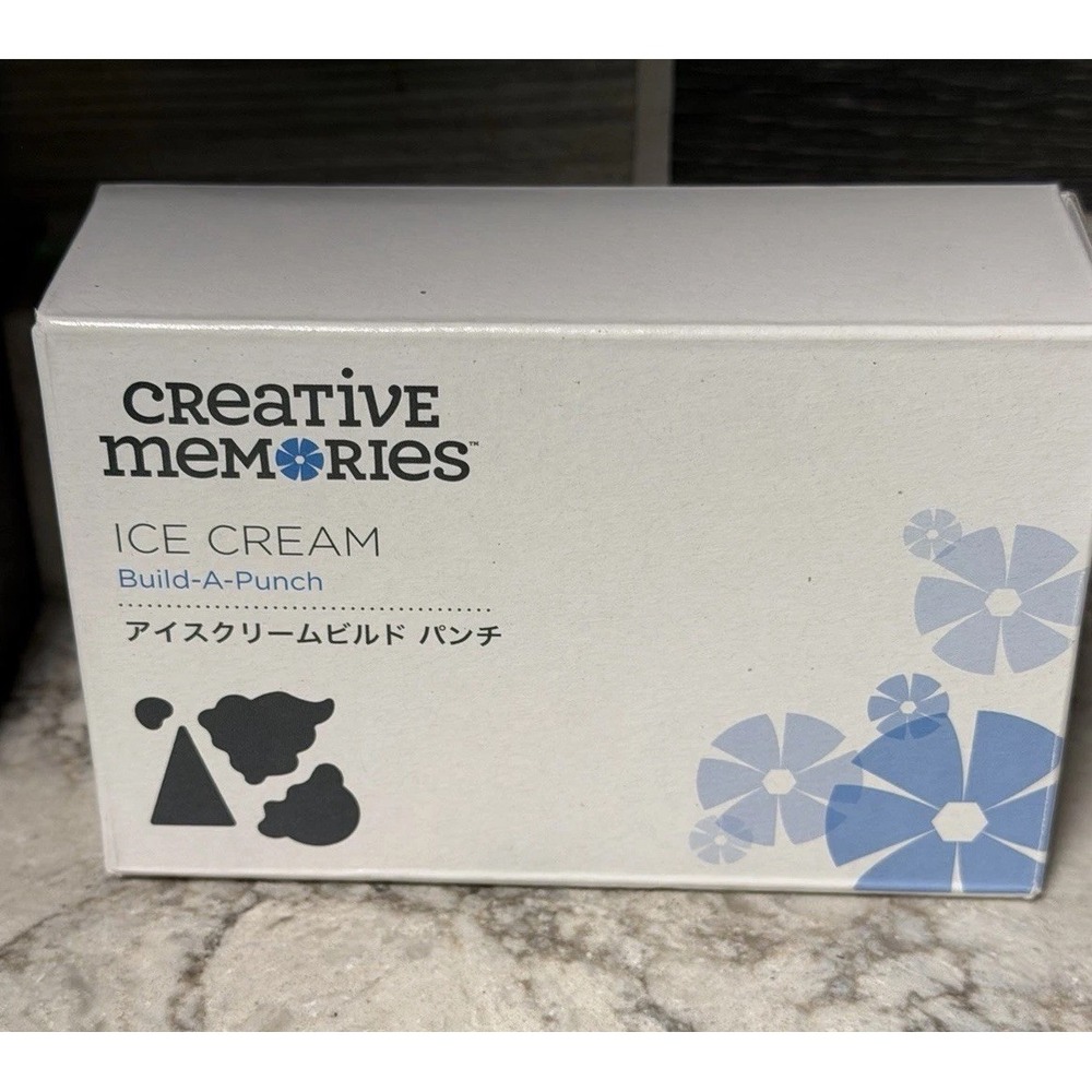 Creative Memories Ice Cream Build-A-Punch Limited Edition New In Box